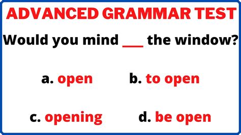 english grammar test hard|advanced level english grammar test.